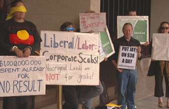 ALP Convention Protest