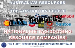 Australia's Resources Tax and Nationalise