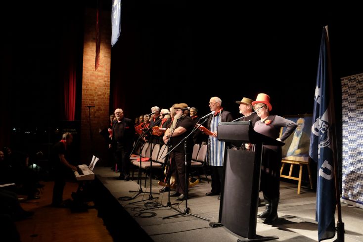 Trade Union Choir at the O'Shea 50 Anniversary