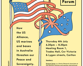 4th July Public Forum: Keep Australia out of US wars