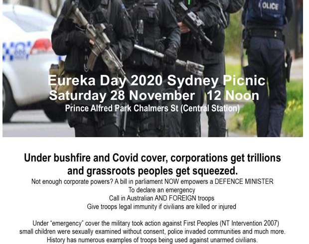 Eureka Sydney Picnic 2020