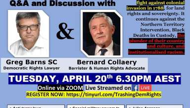 Trashing Democratic Rights in Australia