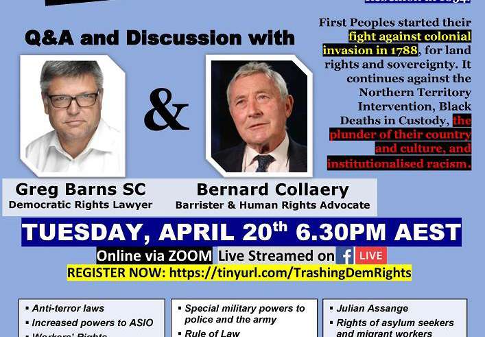 Trashing Democratic Rights in Australia